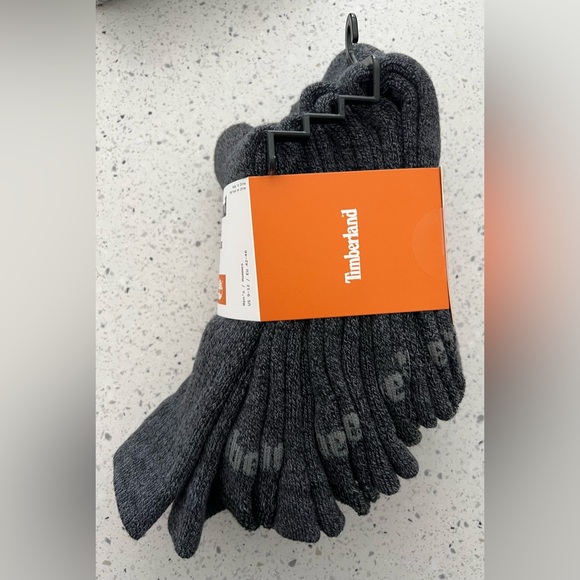 TIMBERLAND Crew Wool Mens Socks ( 4pk  ) - Picture 3 of 4